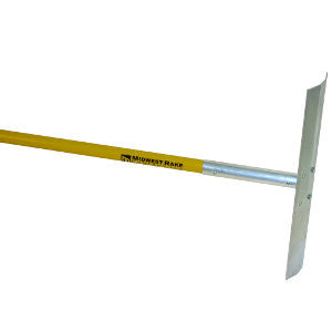 20" Concrete Placer - No Hooks, 60" Yellow Fiberglass Handle-Concrete Specialty Tools-Seymour Midwest-Default-Sealcoating.com