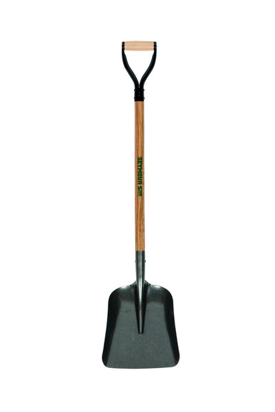 Asphalt Shovel - Steel Head #2 Eastern Scoop w/ D Wood Handle - 49in Long