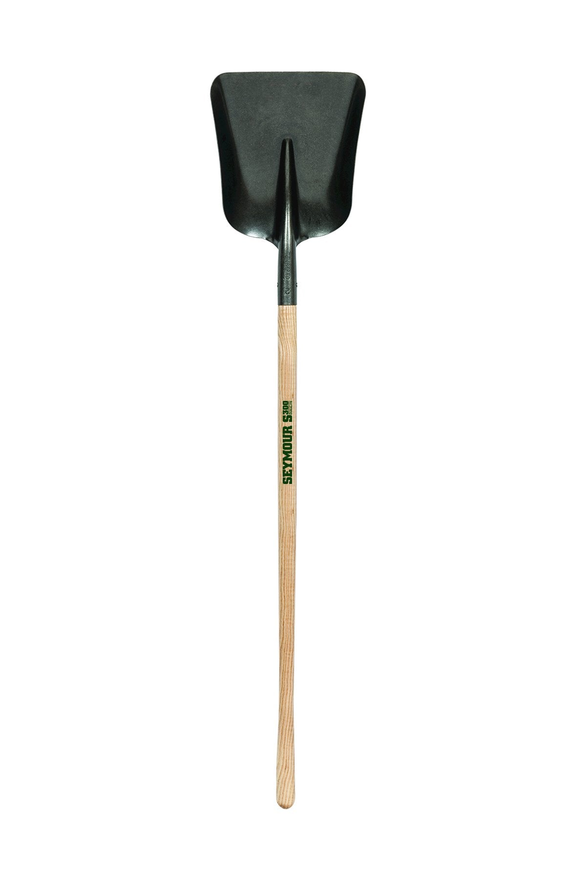 Asphalt Shovel - Steel Head #2 Scoop Shovel Wood Handle - 57in Long