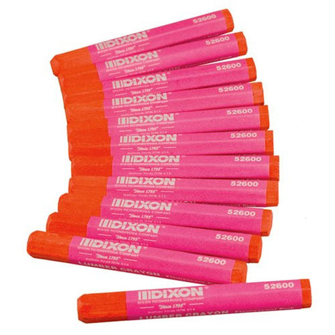 Dixon Lumber Crayons Pink-Marking & Layout Tools-The Brewer Company-Default-Sealcoating.com
