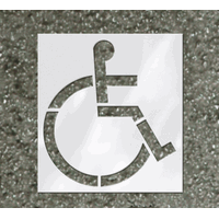 Walmart Handicap Pavement Stencil