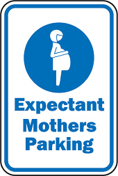 12" x 18" Expectant Mother-Traffic & Parking Lot Signs-The Brewer Company-Default-Sealcoating.com