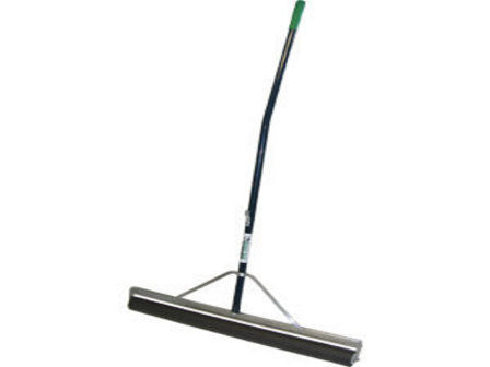 24" Non-Absorbent Roller Squeegee, 60" Ergonomic Blue Powder-Coated Aluminum Handle-Secialty Rakes-Seymour Midwest-Default-Sealcoating.com