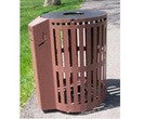 32 Gallon - Birch Ember Waste Receptacle-Waste Containers-Premier Site Furniture-Default-Sealcoating.com