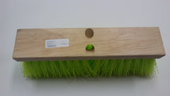 16 in Glo Green Bristle Construction Street Broom Head