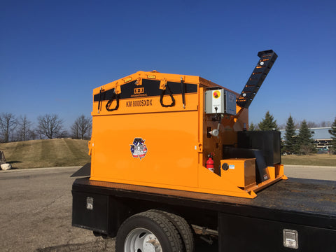 4 Ton Hot Box Asphalt Reclaimer Skid Mount - Diesel Powered