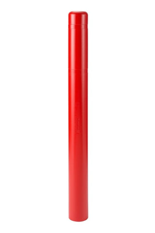 4 inch by 64 inch Red Bollard Cover - Sealcoating.com