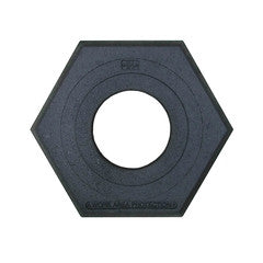 Hexagon Rubber Channelizer Cone Base 16 lbs-Traffic Control-Work Area Protection-Sealcoating.com