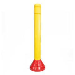 7 Inch by 60 Inch Bollard and Red Base