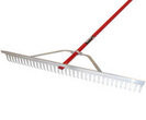 Kenyon Classic 36" Great Rake II, 66" Oval Red Powder-Coated Aluminum-Landscape Hand Tools-Seymour Midwest-Default-Sealcoating.com