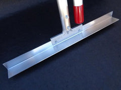 Surfa Slick Magnesium Asphalt Lute-Asphalt Paving Tools-Surfa Slick-24” (2ft) SERRATED Lute Bar with LARGER 1.5” diameter handle (Big Boy)-6 FT Handle-Sealcoating.com