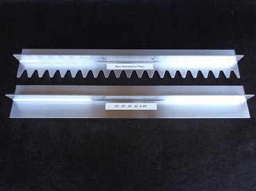 Serrated Magnesium Asphalt Blade-Asphalt Paving Tools-Surfa Slick-36" Blade-Sealcoating.com