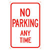 12" x 18" No Parking Any Time-Traffic & Parking Lot Signs-The Brewer Company-Default-Sealcoating.com