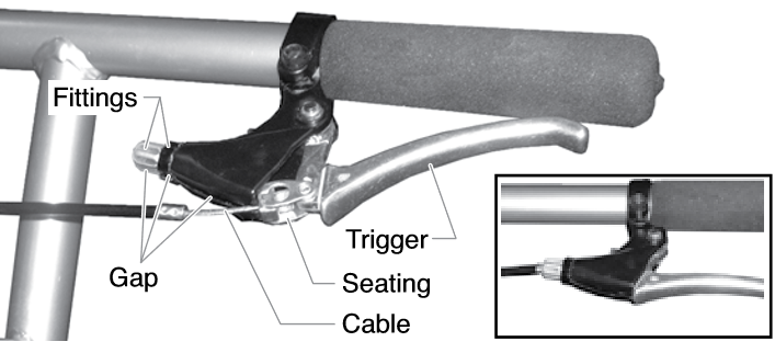 Front Wheel Caster Release Kit for Titan PowrLiner 850