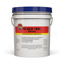 HiGlo Alkyd Topcoat-Paint & Coatings-Highland International, LLC-Safety Blue/Gencor Blue-5 Gal-Sealcoating.com