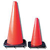 Poly Orange Cones 18"-Traffic Control-The Brewer Company-Default-Sealcoating.com
