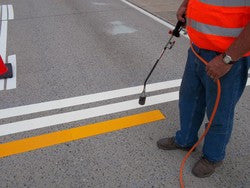 Preformed Contrast Yellow Road Line-Preformed Thermoplastic-Swarco Industries-90 MIL (4" x 3')-Sealcoating.com