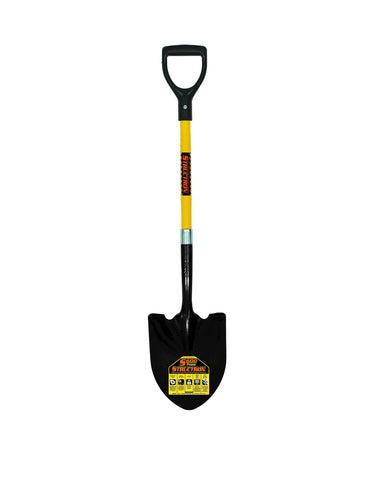 #2 Round Point Shovel Fiberglass w/ D Handle - 41in Long