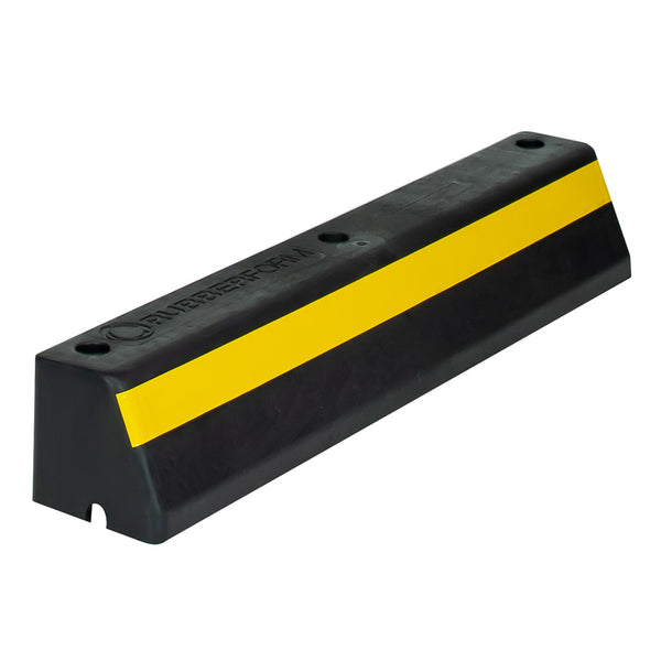 Rubber Sectional Roadway Barrier Curb with Yellow Reflective Strip