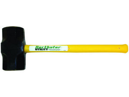 8 lb Sledge Engineering Hammer, 15" Yellow Fiberglass Handle - Northstar-Landscape Hand Tools-Seymour Midwest-1+-Sealcoating.com