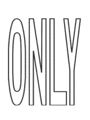 "ONLY" Complete Word Preformed ThermoPlastic 4' x 2'10" (Qty 4)-Preformed ThermoPlastic-Swarco Industries Inc.-90 MIL (WHITE)-Sealcoating.com