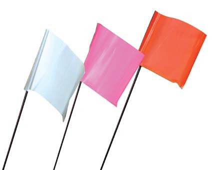 30" Marking Flags-Marking & Layout Tools-CH Hanson-Lime Flourescent-Sealcoating.com