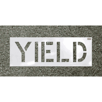 YIELD Pavement Stencil for Painting