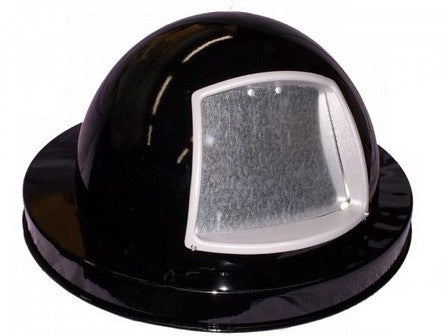 Metal Dome Top Waste Can Lid-Waste Containers-Premier Site Furniture-Black Metal Dome Top-Sealcoating.com