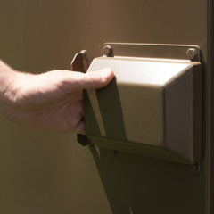 Latch for Bear Proof Trash Receptacle