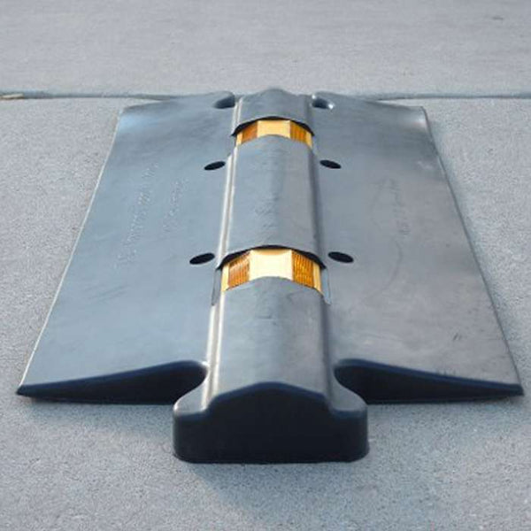 Rubber Low Profile Speed Bump 2.5 Inches High