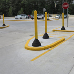 52" tall bollard with base and weight option