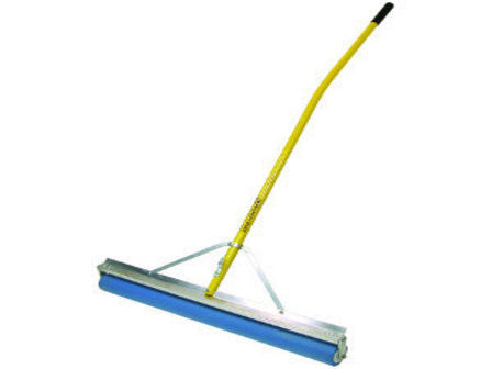 36" PVA Absorbent Roller Squeegee, 60" Ergonomic Yellow Powder-Coated Aluminum Handle-Secialty Rakes-Seymour Midwest-Default-Sealcoating.com